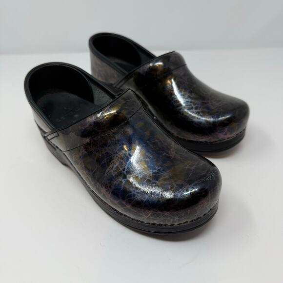 Dansko Professional Clogs Women's 37 Lightning Black Nursing Shoe - Picture 3 of 16